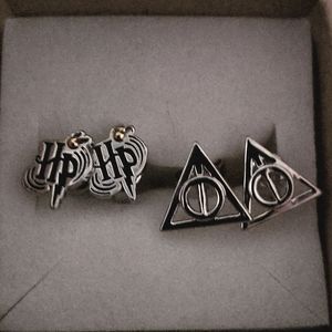 New Harry Potter Deathly Hallows Earrings